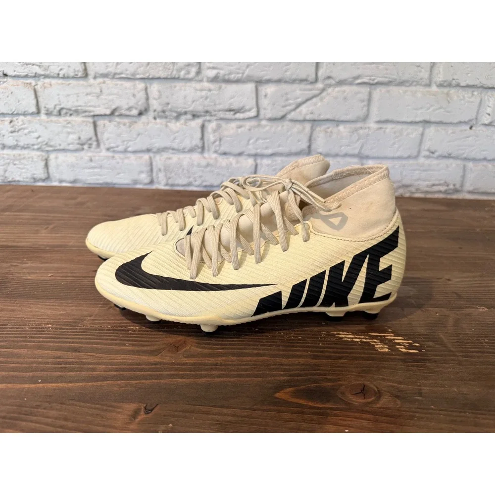 Nike Mercurial Superfly 9 Soccer Cleats DJ5961-700 Lemonade Black US 8 EUR 41
